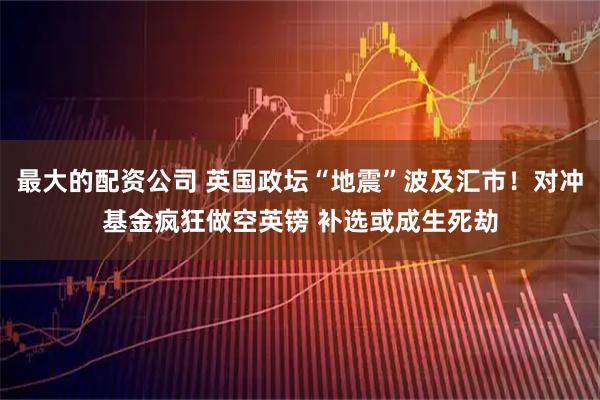 最大的配资公司 英国政坛“地震”波及汇市！对冲基金疯狂做空英镑 补选或成生死劫